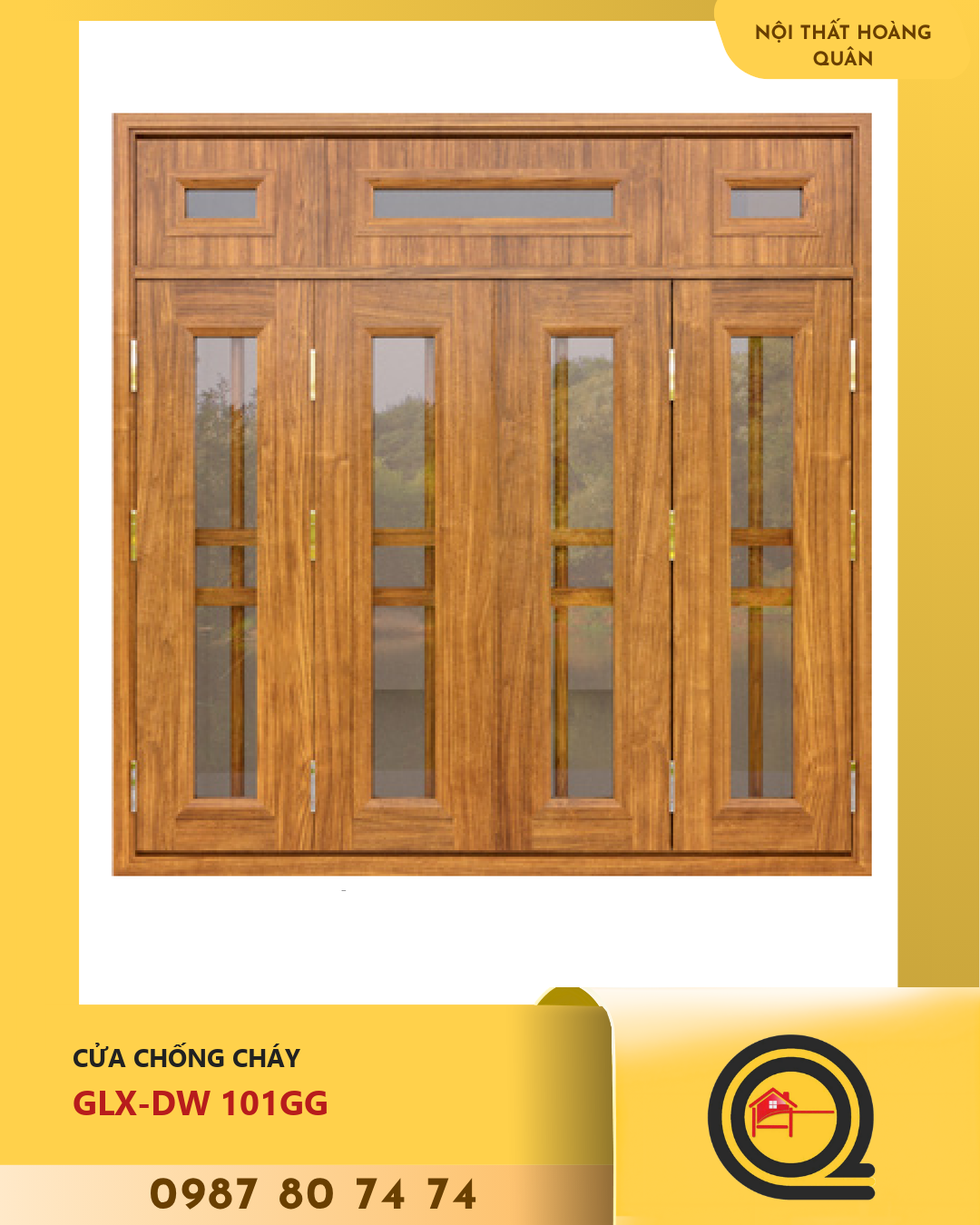 Cửa Sổ Thép Chống Cháy GLX-DW 101GG